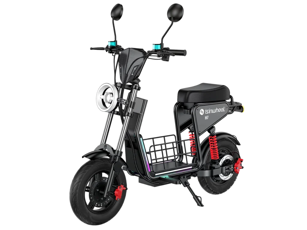 electric scooter with seat