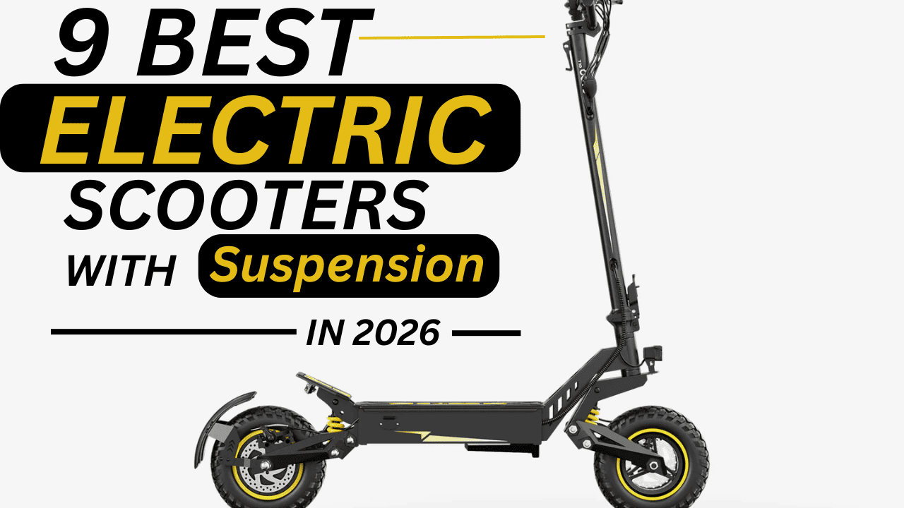 Electric Scooter with Suspension