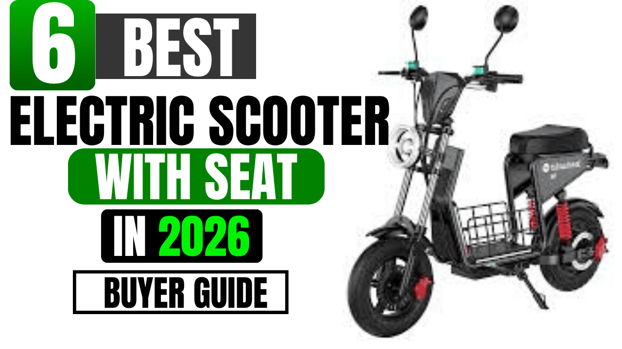 electric scooter with seat