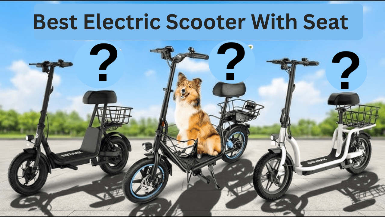 electric scooter with seat