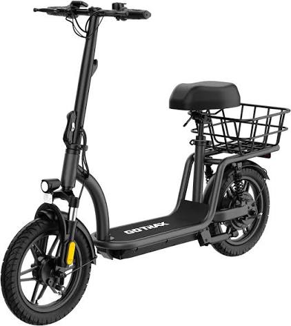 electric scooter with seat
