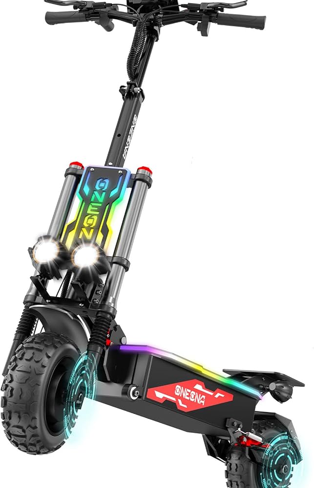 Electric Scooter with Bluetooth Speakers