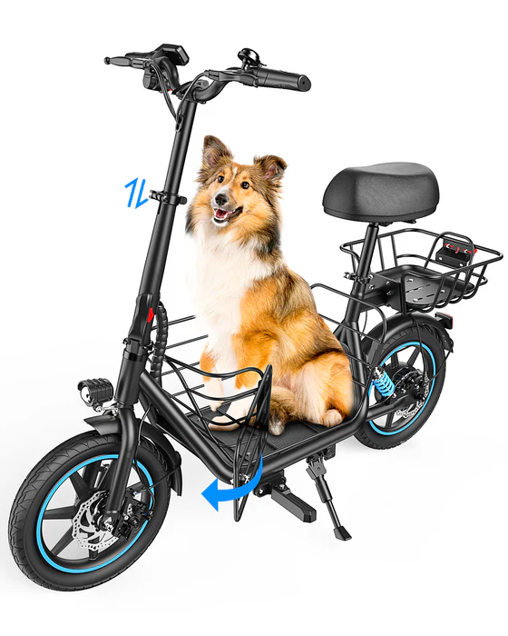electric scooter with dog carrier