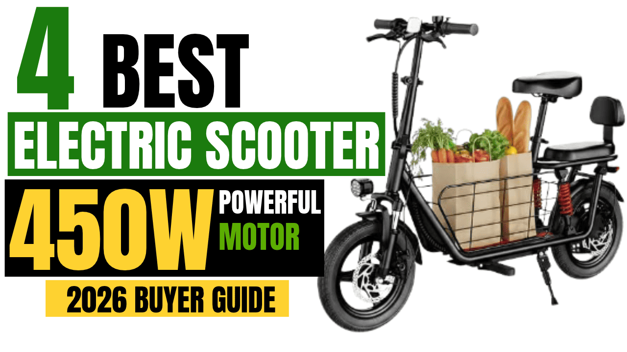 electric scooter 450w powerful motor