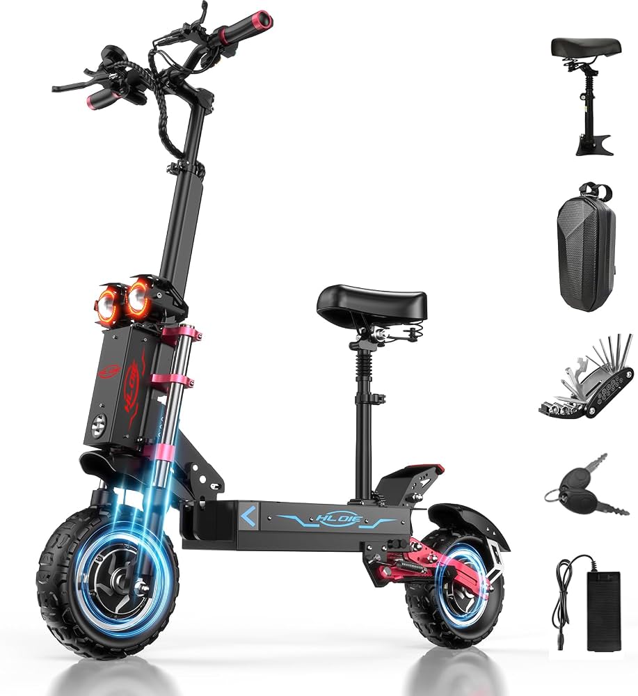 70 mph electric scooter with seat