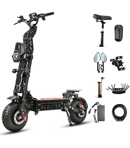 70 mph electric scooter with seat