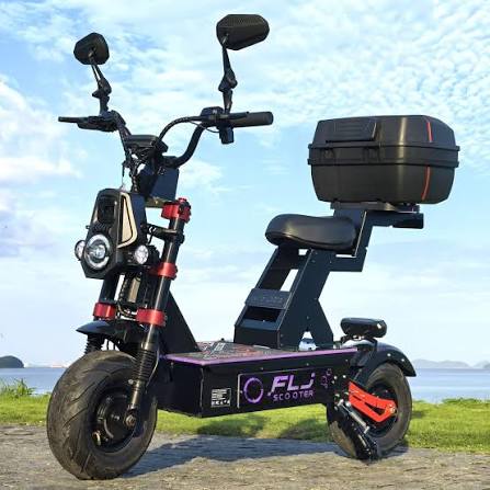 70 mph electric scooter with seat